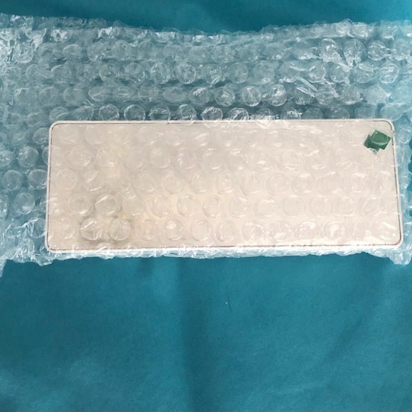 NIB thin mirrored/white digital clock/alarm with date/temp/dim features. - Picture 8 of 12